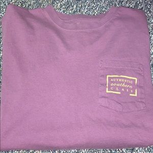 Purple southern marsh long sleeve tee (med…